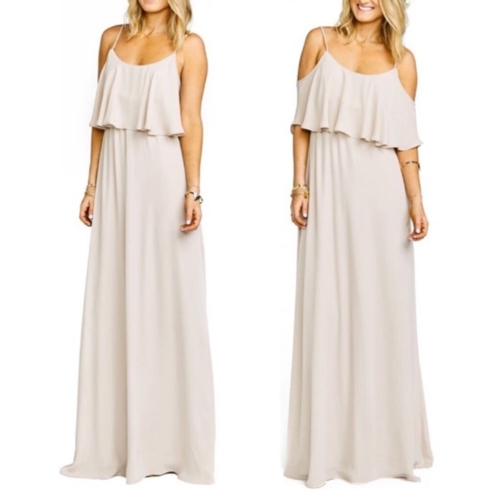Show Me Your Mumu Caitlin Cold Shoulder Maxi Dress